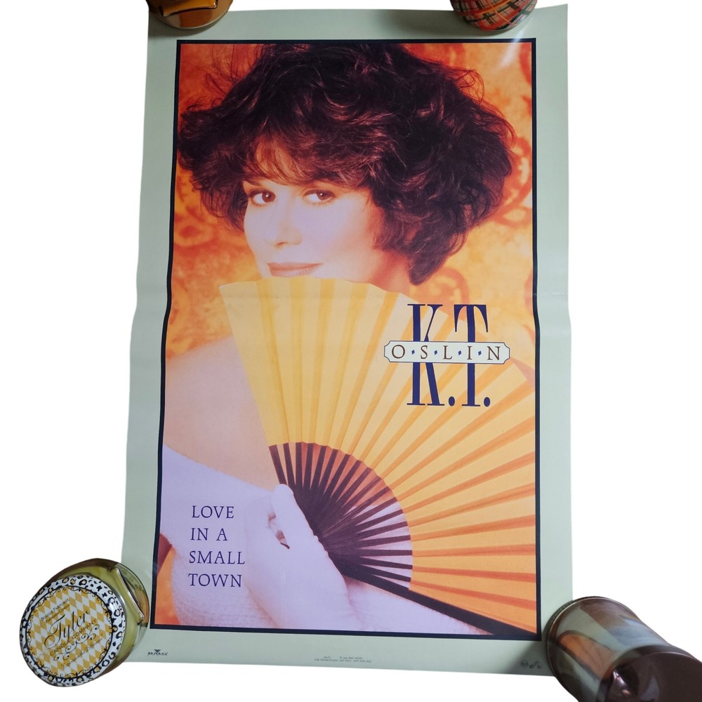 K.T. Oslin Love in a Small Town Vintage 1990 Promo Poster 18x27 BMG Country